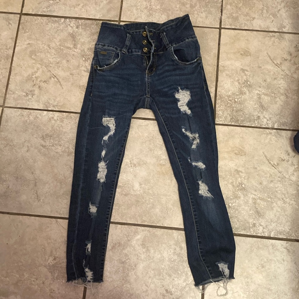 size 5 tight fitted bahia denim